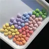 I-5 cor coração fosco em formato de coração acessórios de resina grampo de cabelo capa de celular cola cremosa material DIY feito à mão Q