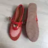 Sandalias de Estilo Red de Pesca Nuevas Transfronterizas Europeas y Americanas, Sandalias de Talla Grande, Zapatos Mary Jane para Mujer, Dorados Huecos al por Mayor Talla Grande