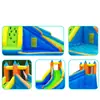 Ventas Directas de Fábrica Castillo Inflable Transfronterizo Trampolín para el Hogar Tobogán Pequeño Interior/Exterior Castillo Inflable Infantil para Jardín de Infantes