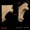 Madera Maciza Tallada Chimenea Decorativa Estigma Perla Calcomanía Estilo Europeo Estilo Francés Pieza de Calcomanía Flor de Esquina Tallada Columna Lateral de Gabinete Flor