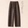 Nuevos Pantalones Banana Otoño/Invierno 2026 Madre de mediana edad Cintura Alta Holgados Perezosos Pantalones de Chándal Mujer Cintura Elástica Pantalones Casuales Niños