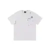 Ropa de Algodón Puro para Parejas Verano 2026 Nuevo Estilo Americano High Street Bordado de Copo de Nieve Camiseta de Manga Corta Diseño Único No Masificado Top