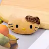 Novo Estampa de Leopardo Gato KT Gato Preto Acessórios de Pelúcia Acessórios de Desenho Animado Roupas Infantis Sapatos e Meias Chapéu Acessórios de Mochila