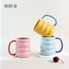 Caneca de Cerâmica Criativa Estilo Jovem Ins Caneca de Café Caneca de Casal Caneca Criativa para Café da Manhã Estilo Igual de Celebridade da Internet