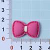 Rojo Rosa Fresa Oso Flor Lazo Resina Accesorios Funda para Teléfono Pata de Oso m Frijol Pegamento Crema DIY Material Rosa