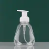 Frasco Espumador 300ml Frasco de Limpador Facial Plástico PET Diamante Frascos para Engarrafamento Embalagem de Artigos de Lavagem e Proteção Frasco Venda por Atacado