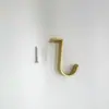 Suporte Superior para Barra Romana Transfronteiriço, Acessórios Espessados para Cortina, Base do Suporte, Código de Instalação para Barra de Cortina, Estilo Simples para Janela de Canto