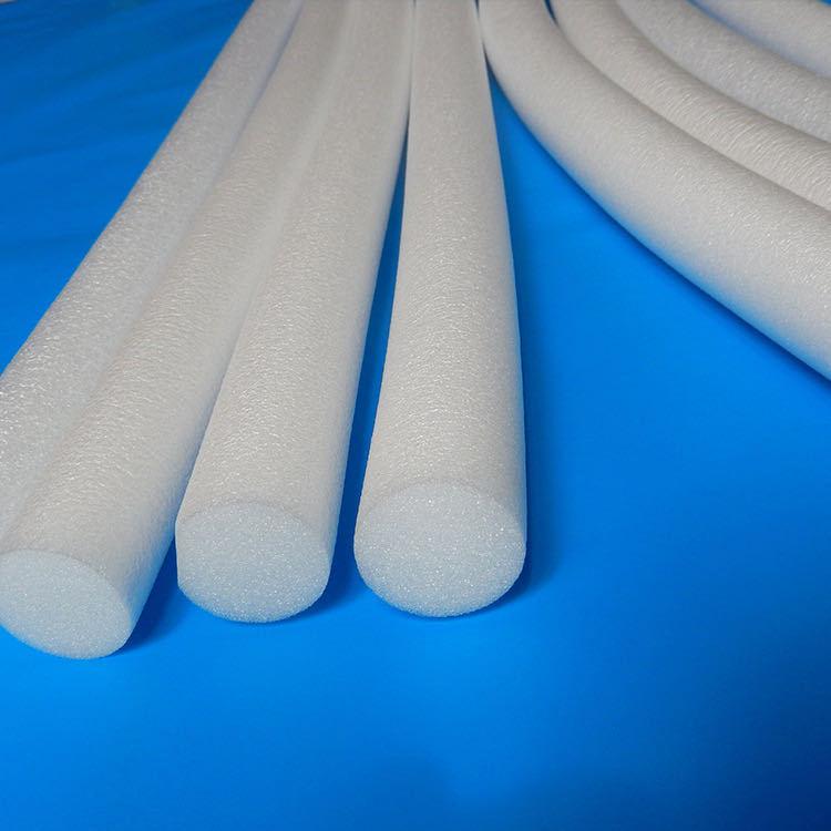epe白色防震珍珠棉棒30mm实心空心护角护边游泳