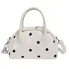 Bolsa cuadrada pequeña para niñas 2026 bolsa de moda ins de un solo hombro verano versátil estilo coreano bandolera dulce nuevo diseño de lunares