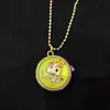 Reloj de Bolsillo Giratorio de Dibujos Animados de Venta Caliente Reloj de Bolsillo para Niños Reloj Giratorio Giroscopio del Zodiaco