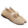 Zapatos de Tela Old Beijing para Mujer, Nuevo Estilo Verano 2025, Zapatos de Malla Fly-Knit Transpirables para Mujer, Zapatos de Suela Suave para Madres de Mediana Edad y Mayores, Transfronterizo