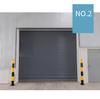 Puerta Enrollable Eléctrica Comercial de Aleación de Aluminio para Tiendas, Antirrobo, Puerta Enrollable Gruesa de una o Dos Caras, Estilo Lujo Ligero, Automática