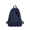 Mochila de Mezclilla Estilo Hong Kong para Mujer, Modelo Nuevo de Verano a la Moda, Gran Capacidad, Versátil, Mochila Ligera, Bolsa Escolar para Estudiante