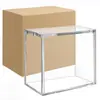 Caja magnética de acrílico para tarjetas, ampliada y engrosada, a prueba de polvo y humedad, caja de exhibición para paquetes de Pokémon, personalización de logo
