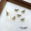 Estilo Ano Novo Sucesso Instantâneo Nail Art Zircônia Diamante Zodíaco Vermelho Pônei Cavalo de Madeira Fofo Pequeno Nail Art Usável Diamante