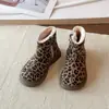 Botines Cortos para Niñas 2026 Otoño/Invierno Nuevos Botines Retro Versátiles con Estampado de Leopardo Estilosos y Cálidos Botas Martin para Niñas Pequeñas