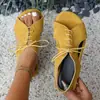 Zapatos Romanos Planos Estilo Birkenstock con Cordones de Encaje Retro Francés para Mujer, Moda Nueva Verano y Otoño 2025, Versátiles Estilo Bosque