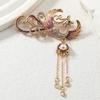 Estilo Retro Elegante Hanfu Broche de Alta Qualidade Pingente de Fênix Voando Acessórios de Roupas Antigas Broche Cheongsam Corsage para Casaco Mulheres