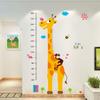 Diseño de Habitación Infantil Pegatinas de Altura de Jirafa Decoración de Pared de Jardín de Infancia Pegatinas de Pared Pegatinas de Dibujos Animados Papel Tapiz Autoadhesivo