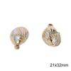 Colgante de concha de imitación acrílica accesorios de joyería DIY hechos a mano aretes caseros material de joyería para la oreja colgante para llavero