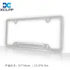 El marco de matrícula de aleación de aluminio y acero inoxidable regulado por EE. UU. de venta caliente transfronteriza admite una variedad de procesos LOGO