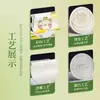 Adesivos adesivos de papel com padrão de árvore personalizados, etiquetas com acabamento fosco áspero, adesivos com logotipo de panificação feitos sob medida, adesivos à prova d'água