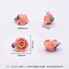 Artesanato em Cerâmica Acessórios de Flor Decorativa Flor de Hibisco Criativa DIY Três Folhas Enfeites Atacado Joias Feitas à Mão