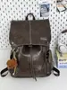 Envío Transfronterizo Estilo Coreano Moda Moderna Mochila de Cuero Suave PU Bolsa Escolar para Estudiantes Bolsa Deportiva Casual para Hombres y Mujeres