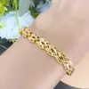 Pulseira de flor de carro banhada a ouro, flor, flor, pulseira de flor, moda japonesa e coreana, moda, grama da sorte, pulseira com fivela de casamento