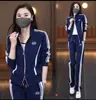 Nuevo Conjunto Deportivo Casual de Dos Piezas para Mujer Primavera y Otoño, Cardigan de Moda Adelgazante, Sudadera y Pantalones Deportivos