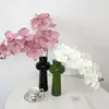Flores Preservadas Transfronterizas, Orquídeas Mariposa Tácto Real de 10 Cabezas, Flores Artificiales para Exhibición Mayorista, Estilismo de Bodas, Decoración del Hogar y Flores para Decoración de Cubo de la Fortuna