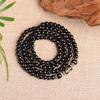 Pulsera de obsidiana Zodiaco de 108 cuentas directa de fábrica para hombres y mujeres, pulsera multicírculo al por mayor