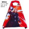 Halloween Niños estampado de superhéroe anime capa Spider-Man Ultraman Capitán América ropa disfraz