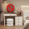 Mesa de toucador de madeira maciça armário de armazenamento para apartamento pequeno mesa de maquiagem de noz estilo creme moderno simples para quarto