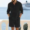 Traje deportivo casual de manga larga de color liso con capucha, holgado, talla grande, de primavera y otoño, transfronterizo del sudeste asiático