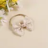 Diadema Fina de Bebé Dulce Europea y Americana Cuadros Rosas Lazo Pequeño Diadema para Bebé Joyería para Recién Nacidos Pasador para el Cabello para Niños
