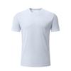 Camiseta de Hielo de Seda de Manga Corta con Cuello Redondo de Rejilla de Maíz Uniforme de Grupo Camisa Publicitaria Camisa Cultural Ropa para Yoga Fitness Running Montañismo Personalización