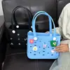 Bolsa de Praia Eva para Novos Produtos Transfronteiriços Pode Ser DIY Acessórios de Joias Bolsa de Mão Fashionável e Requintada Estilo Coreano Ins Bolsa com Furos