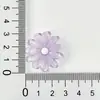 Acessórios de Resina Flor Margarida Transparente DIY Buraco Copo de Água Capa de Celular Grampo de Cabelo Corda de Cabeça Adesivo Decorativo para Veículo Elétrico
