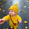 Sombrero de Punto Grueso de Lana Cálido para Niños, Estilo Coreano, para Otoño e Invierno, Sombrero a Prueba de Viento para Bebé Niño y Niña