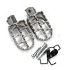 Reposapiés de Motocicleta Adecuados para Pw5080Tw200Crf5070 Accesorios de Reposapiés Delanteros, Reposapiés de Motocicleta Antideslizantes