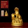 Lingote de Cobre Dinero Perro Doce Animales del Zodiaco Figura de Perro Pug Adorno para Tienda Hogar Sala de Estar Decoración