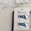 Nuevo Tejido Mezclilla Amor Lazo Geométrico Infantil Pasador de Pelo Pasador Pinza Lateral Pinza para Flequillo