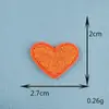 Parche Bordado de Estrella de Cinco Puntas y Corazón en Colores Macaron, Parche Autoadhesivo DIY, Pegatina de Tela para Ropa, Bolsos y Diarios, Lindo