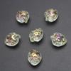13*16mm Agujero Horizontal Cristal de Fresa Vidrio Cuentas Sueltas DIY Hecho a Mano Accesorios para el Cabello Pulsera Aretes Accesorios Ropa
