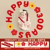 Tela de Fondo para Foto de Luna Llena de Bebé Niño Accesorios para Bebé Recién Nacido 100 Decoración de Arreglo de Ritual del Hogar Cien Días de Bebé
