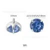 Aretes de Titanio G23 Chapados en Platino para Hélice Auricular Aretes de Titanio Chapados al Vacío en Oro Blanco Joyería para Piercing Corporal con Zirconia 5A