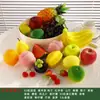 Fruta Artificial de Simulación Modelo de Exhibición de Frutas y Verduras Falsas Adornos de Decoración Realistas Manzana Fresa Plátano Utilería