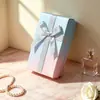 Caja de Regalo Morado Perlado Gradual Qili Cartón Blanco Engrosado Sensación de Alta Gama Caja de Regalo para Cosméticos Caja para Souvenirs