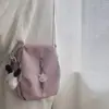 Bolsa Transparente para Dor Bolsa Transversal Feminina Verão Ins Japonesa Pequena Fresca Casual Bolsa Estilo Mori Menina Fofa Bolsa para Celular Boneca